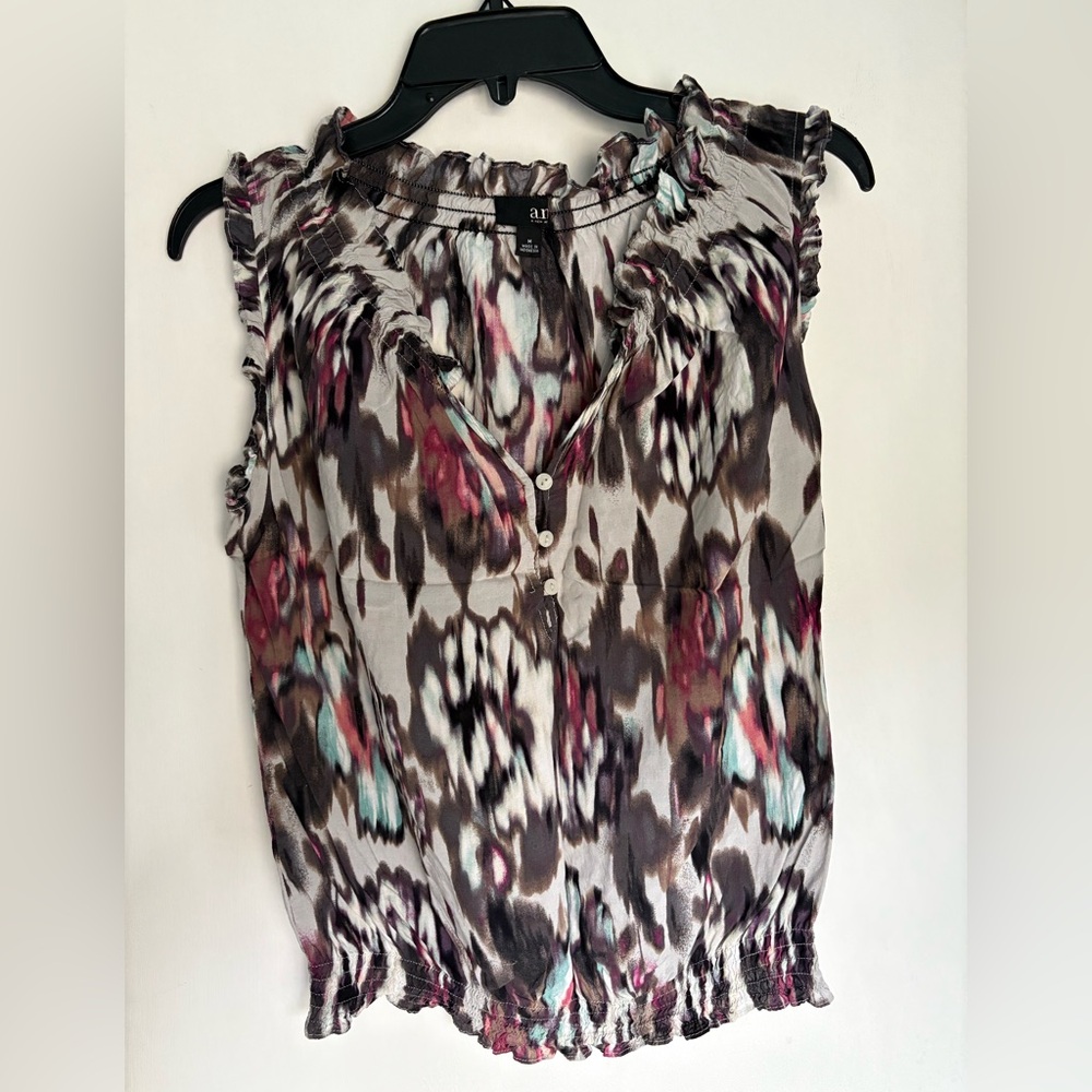 Women's Multicolor Sleeveless Top
